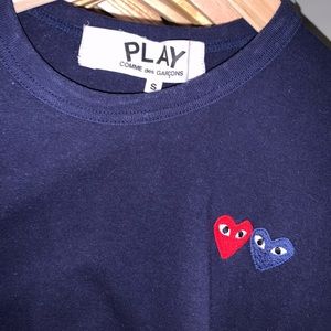 Comes Des Garçons Double Heart Tee